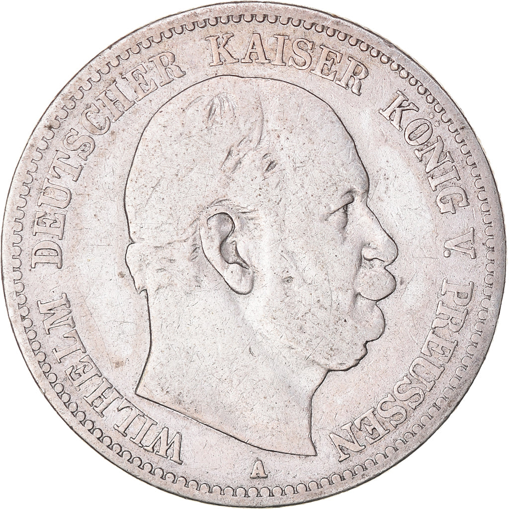Coin, German States, PRUSSIA, Wilhelm I, 2 Mark, 1876, Berlin, VF(30-35)