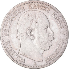 Coin, German States, PRUSSIA, Wilhelm I, 2 Mark, 1876, Berlin, VF(30-35)