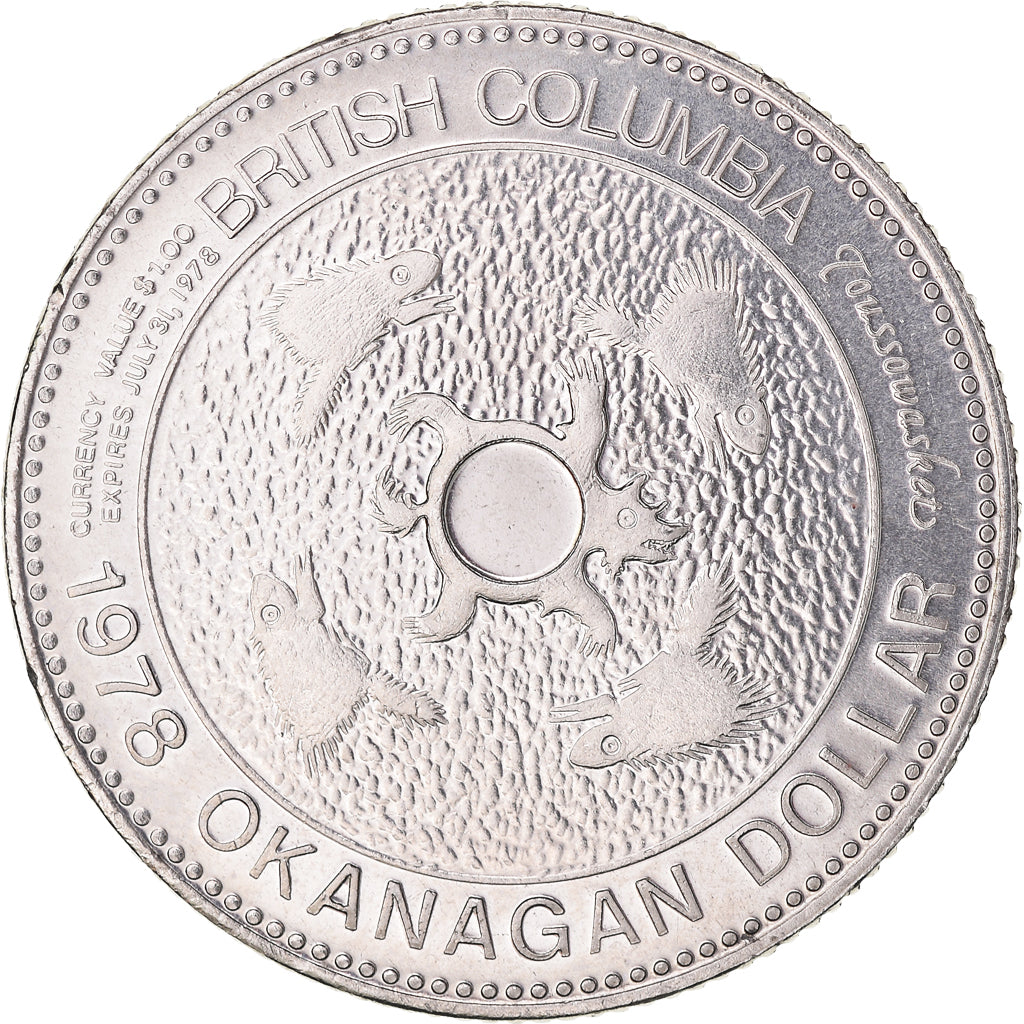 Canada, Jeton d'échange., Indian Heritage, 1978, Okanagan Dollar - Nicola.