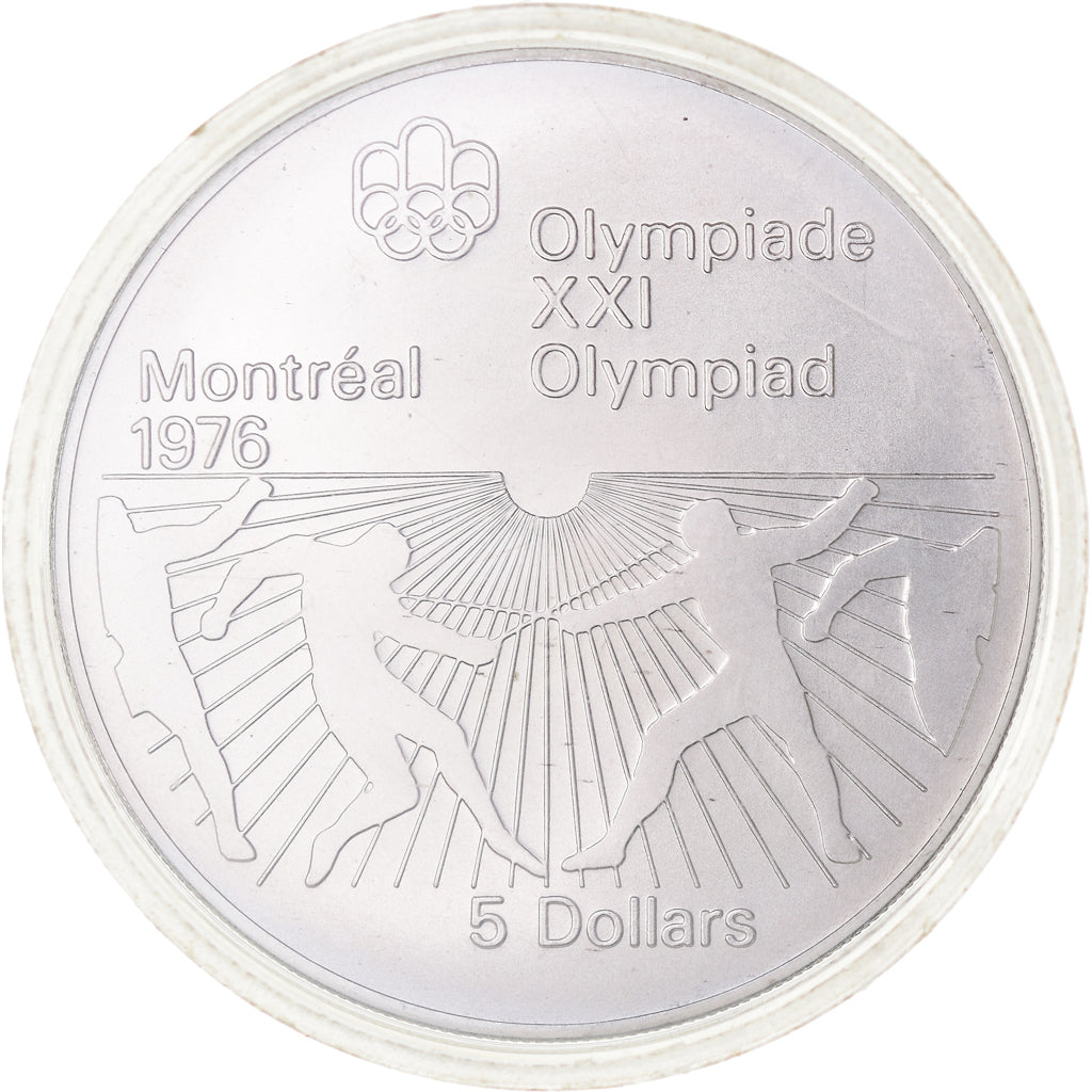 Coin, Canada, Elizabeth II, 5 Dollars, 1976, Royal Canadian Mint, Ottawa, FDC