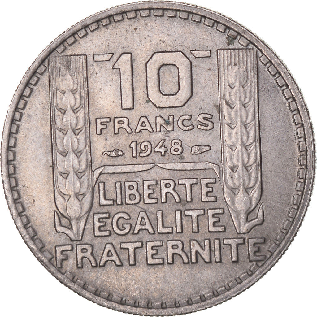 Münze, Frankreich, Turin, 10 Francs, 1948, Paris, SS, Kupfer-Nickel, KM:909.1