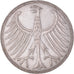 Coin, GERMANY - FEDERAL REPUBLIC, 5 Mark, 1960, Munich, EF(40-45), Silver