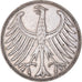 Coin, GERMANY - FEDERAL REPUBLIC, 5 Mark, 1960, Stuttgart, EF(40-45), Silver