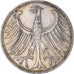 Moneta, GERMANIA - REPUBBLICA FEDERALE, 5 Mark, 1963, Hamburg, BB, Argento