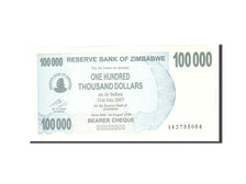 Banknote, Zimbabwe, 100,000 Dollars, 2006, 2006-08-01, KM:48b, UNC(65-70)