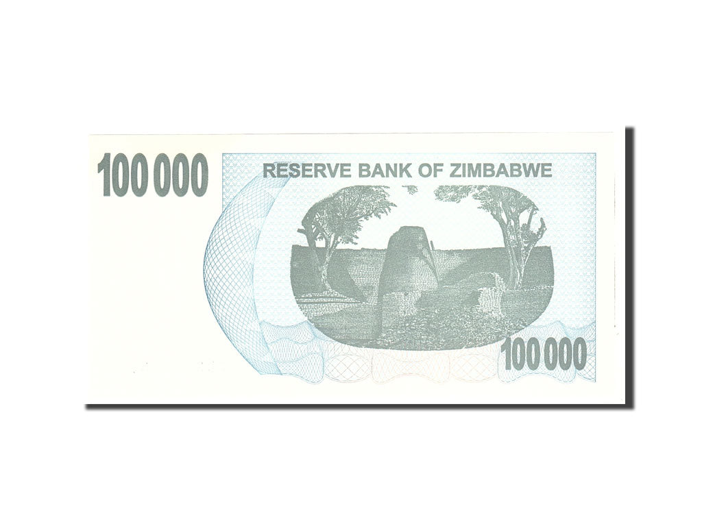 Banknote, Zimbabwe, 100,000 Dollars, 2006, 2006-08-01, KM:48b, UNC(65-70)