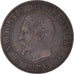 Coin, France, Napoleon III, 2 Centimes, 1856, Bordeaux, EF(40-45), Bronze