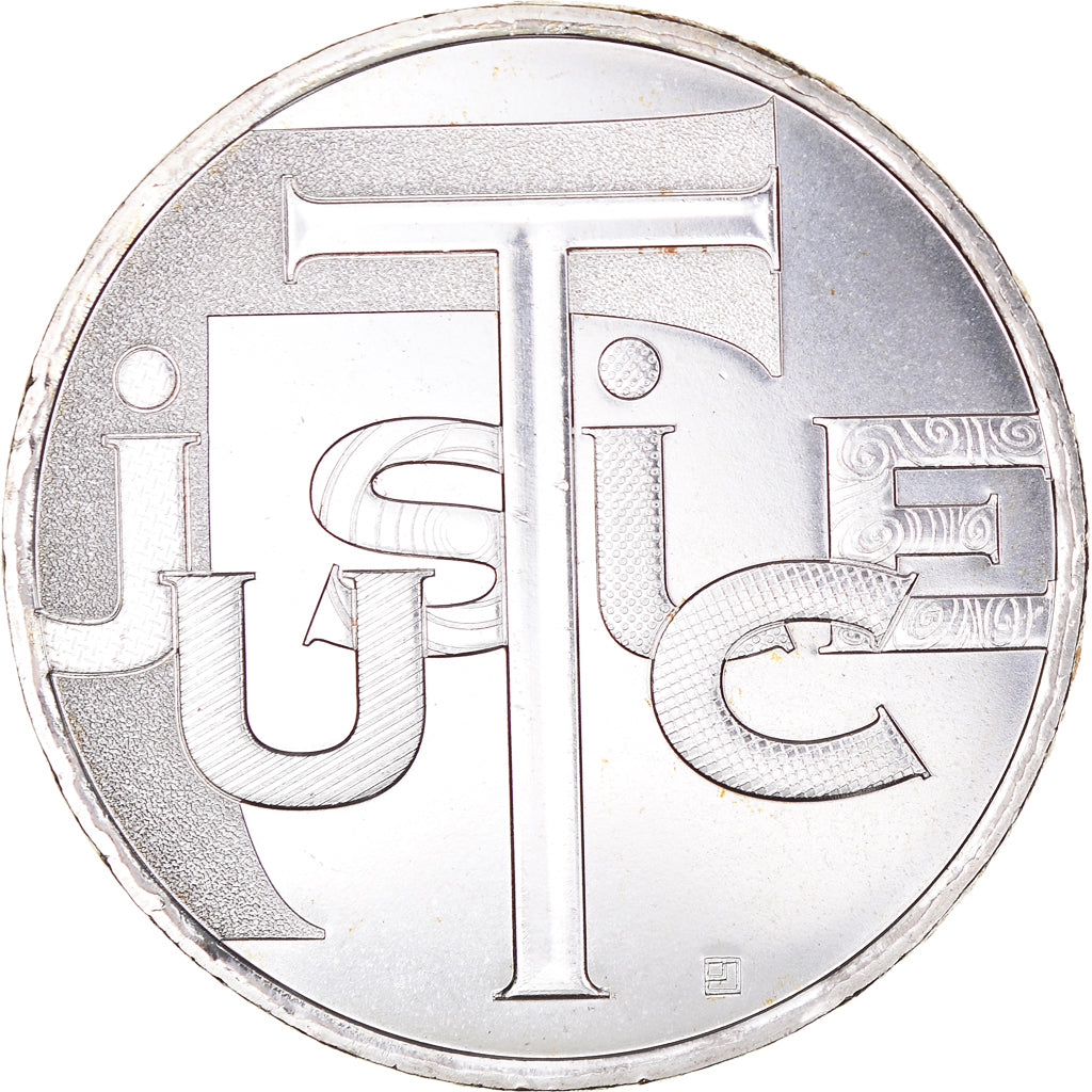 France, 25 Euro, Justice, 2013, JUSTICE.FDC, MS(65-70), Silver