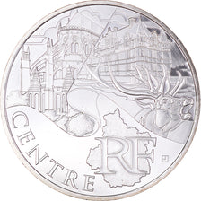 France, 10 Euro, Centre, 2011, Paris, Centre, MS(65-70), Silver, KM:1732