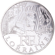 France, 10 Euro, 2012, Paris, Lorraine, FDC, Argent, Gadoury:EU514, KM:1888