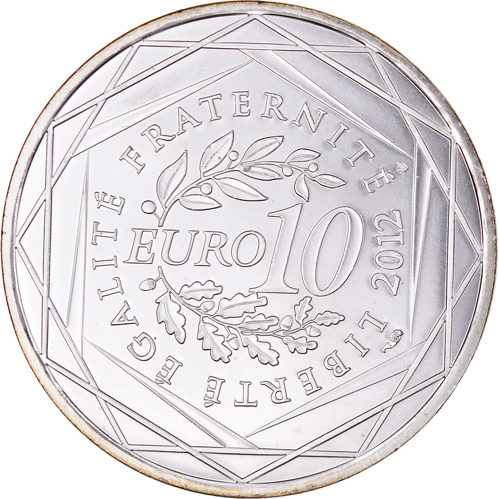 France, 10 Euro, 2012, Paris, Lorraine, FDC, Argent, Gadoury:EU514, KM:1888