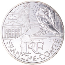 France, 10 Euro, Franche-Comté, 2011, MS(65-70), Silver