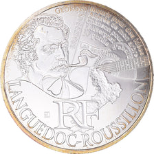 Francja, 10 Euro, 2012, Paris, Languedoc roussillon, MS(65-70), Srebro