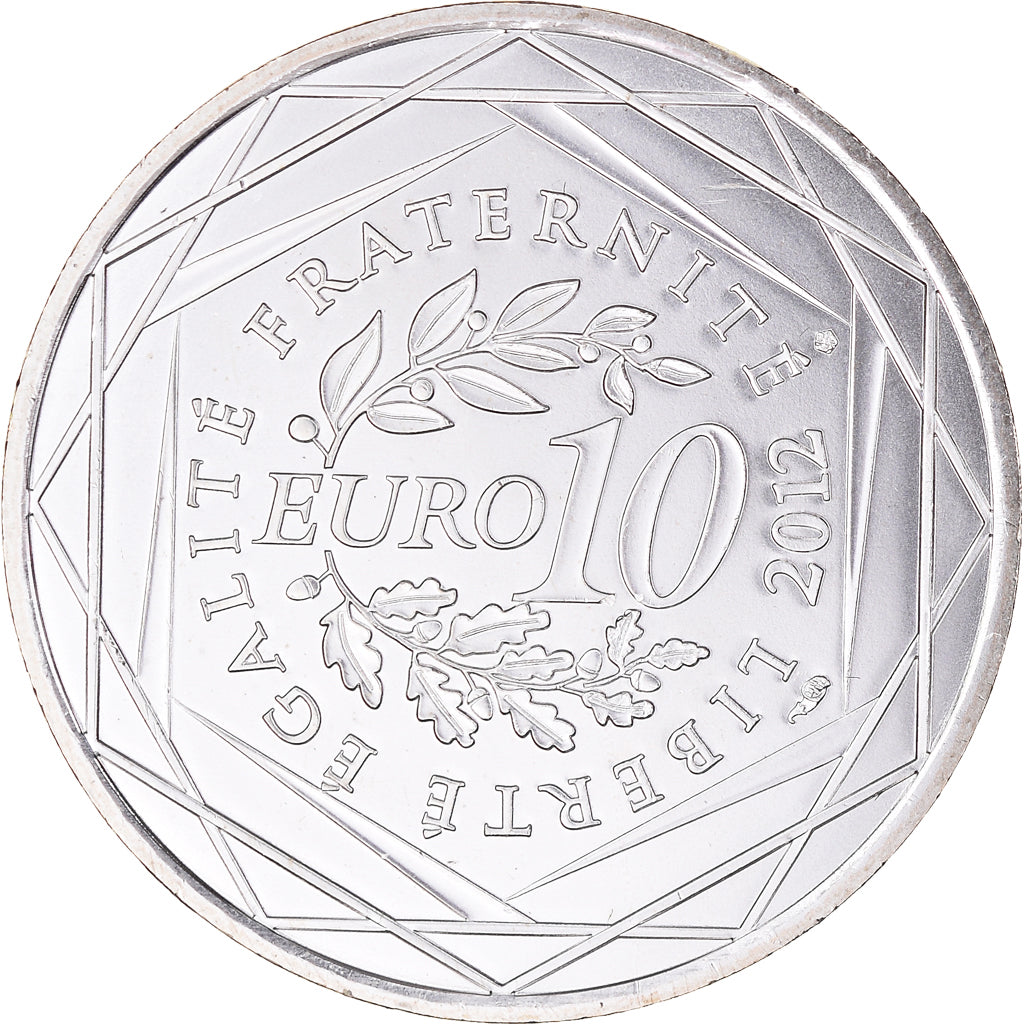 France, 10 Euro, 2012, Paris, Guyane, FDC, Argent, Gadoury:EU514, KM:1872