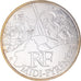 France, 10 Euro, 2012, Paris, Midi-Pyrénées, MS(65-70), Silver, KM:1887
