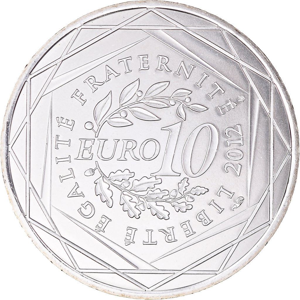 Francia, 10 Euro, 2012, Paris, Bretagne, FDC, Plata, Gadoury:EU514, KM:1866