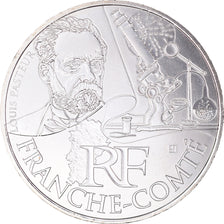 France, 10 Euro, Franche-Comté, 2012, Paris, Franche-Comté, MS(65-70), Silver
