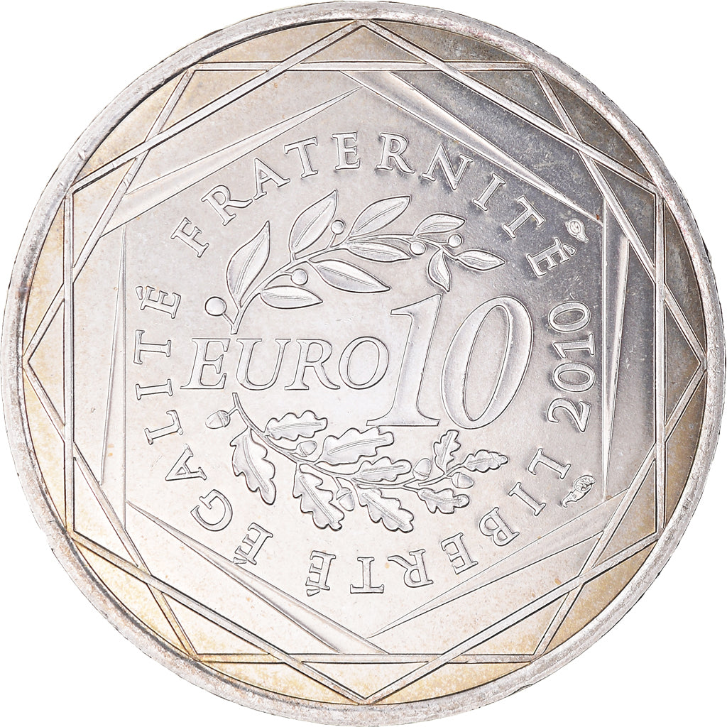 Francia, 10 Euro, Alsace, 2010, Paris, SC, Plata, KM:1652