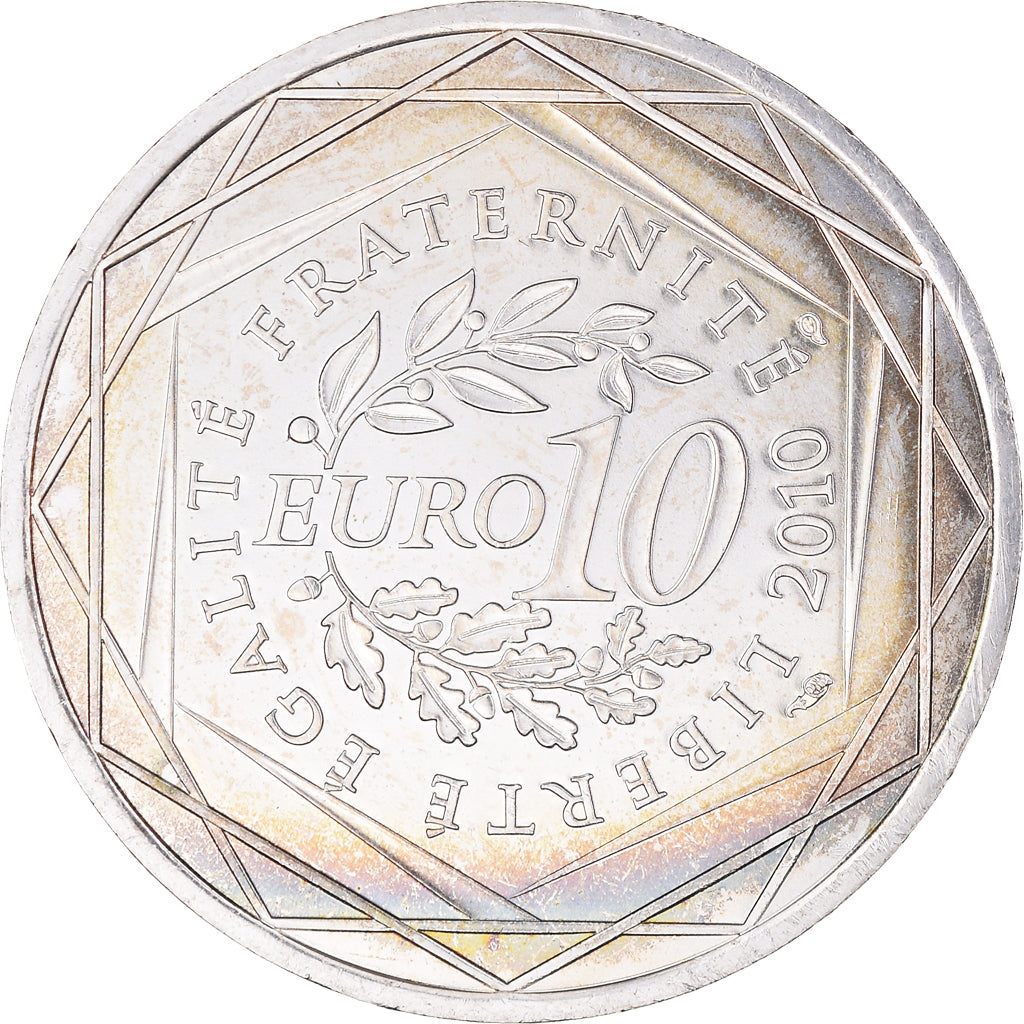 France, 10 Euro, 2010, Paris, SPL, Argent, KM:1668