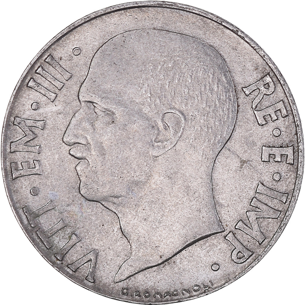 Moeda, Itália, 20 Centesimi, 1942, Rome, EF(40-45), Acmonital (ferritique)