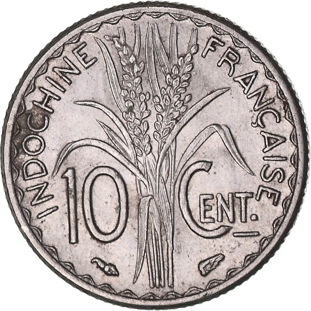 Coin, FRENCH INDO-CHINA, 10 Centimes, 1940, EF(40-45), Nickel, KM:21.1