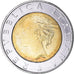 Coin, Italy, 500 Lire, 1998, Rome, IFAD, AU(50-53), Bi-Metallic, KM:193