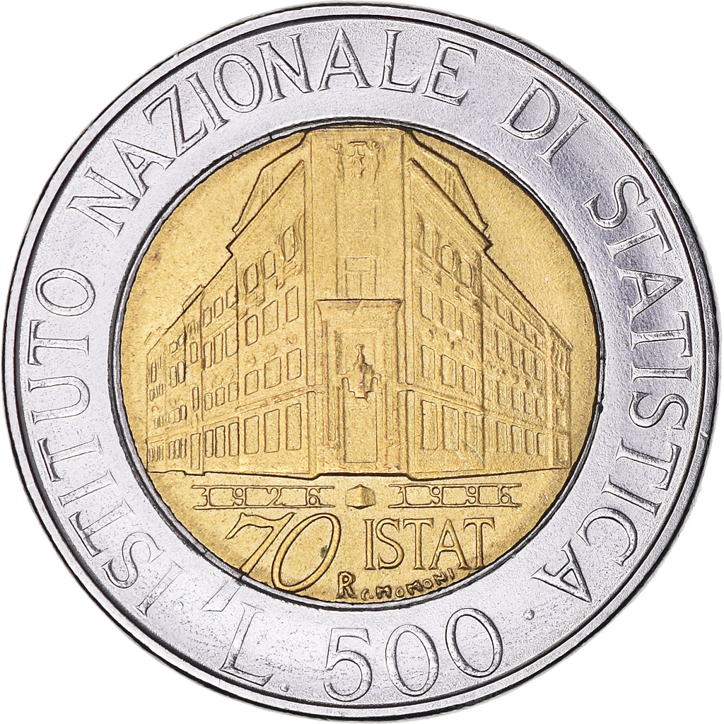 Coin, Italy, 500 Lire, 1996, Rome, VF(30-35), Bi-Metallic, KM:181