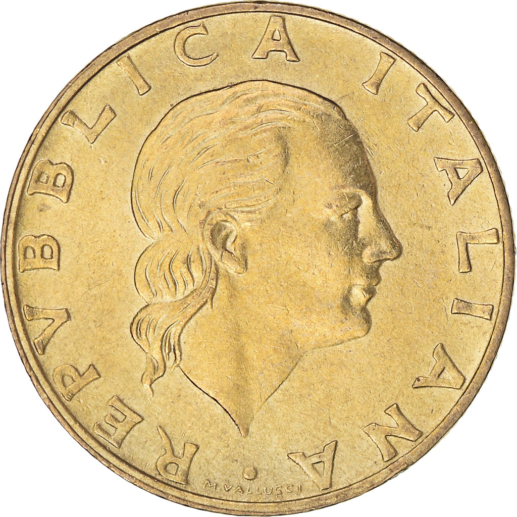 Munten, Italië, 200 Lire, 1992, Rome, ZF+, Bronzital, KM:151