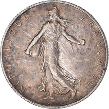 Moneta, Francja, Semeuse, 2 Francs, 1920, Paris, VF(30-35), Srebro, KM:845.1