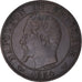 Moneda, Francia, Napoleon III, Napoléon III, 5 Centimes, 1854, Lille, MBC