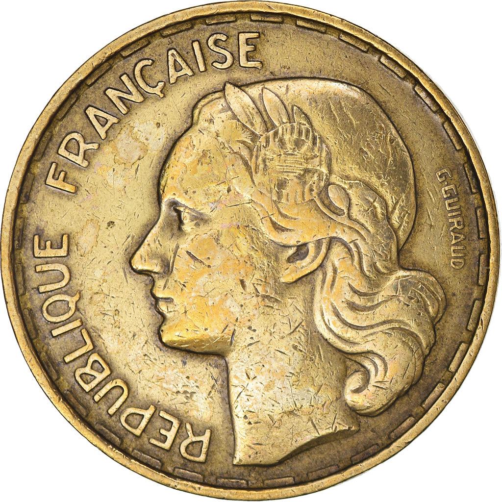 Münze, Frankreich, Guiraud, 50 Francs, 1951, Paris, S, Aluminum-Bronze