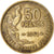Moneta, Francia, Guiraud, 50 Francs, 1951, Paris, MB, Alluminio-bronzo