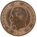 FRANCE, Napoléon III, 1 Centime, 1853, Paris, MS(60-62), Bronze, Gadoury #86, 1.