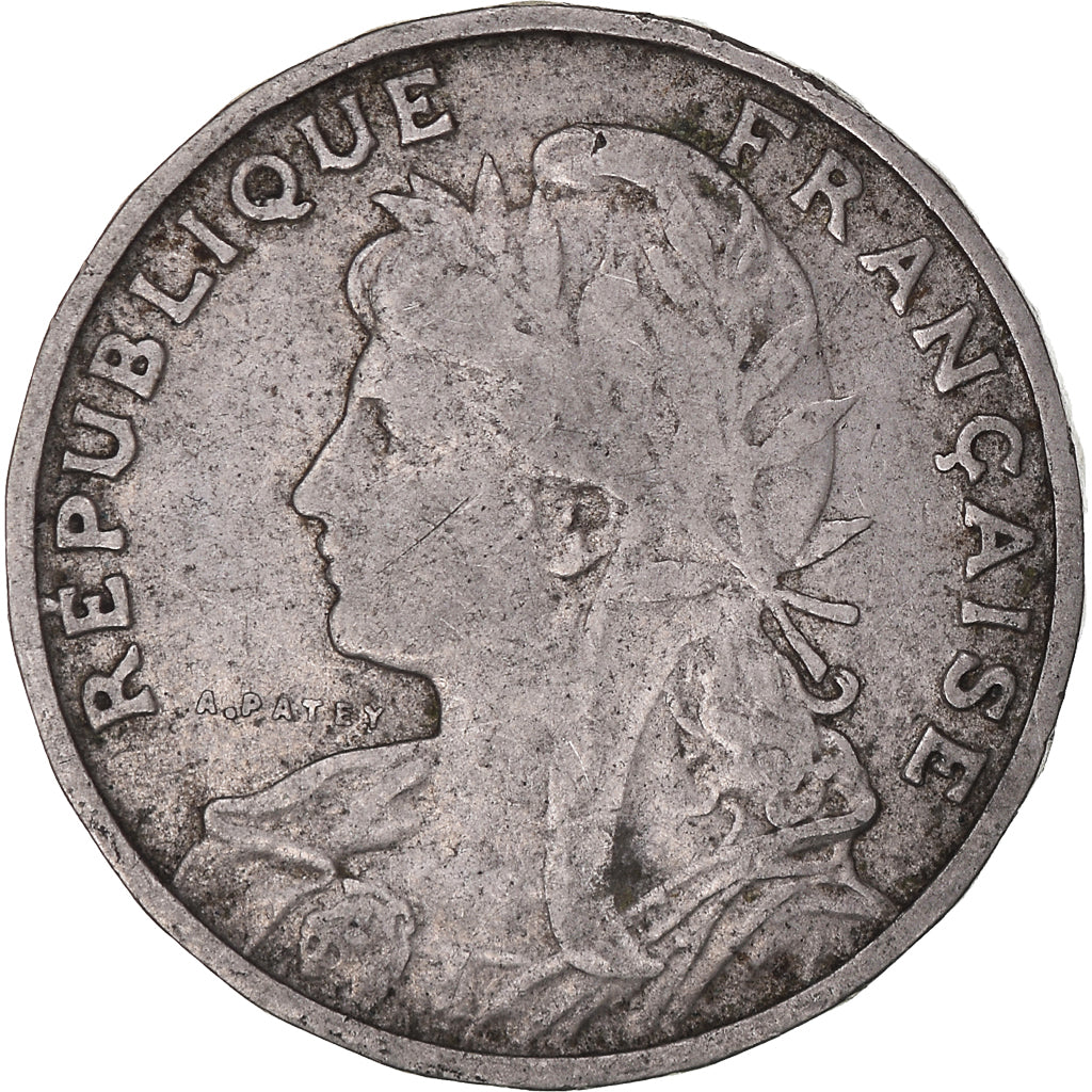 Moeda, França, Patey, 25 Centimes, 1904, VF(20-25), Níquel, KM:856