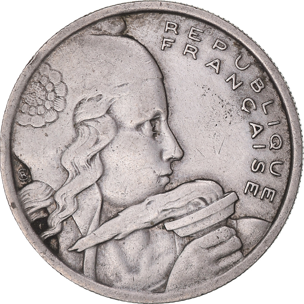 Moneda, Francia, Cochet, 100 Francs, 1954, Beaumont - Le Roger, MBC, Cobre -