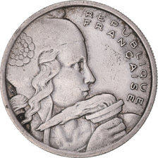 Moneda, Francia, Cochet, 100 Francs, 1954, Beaumont - Le Roger, MBC, Cobre -