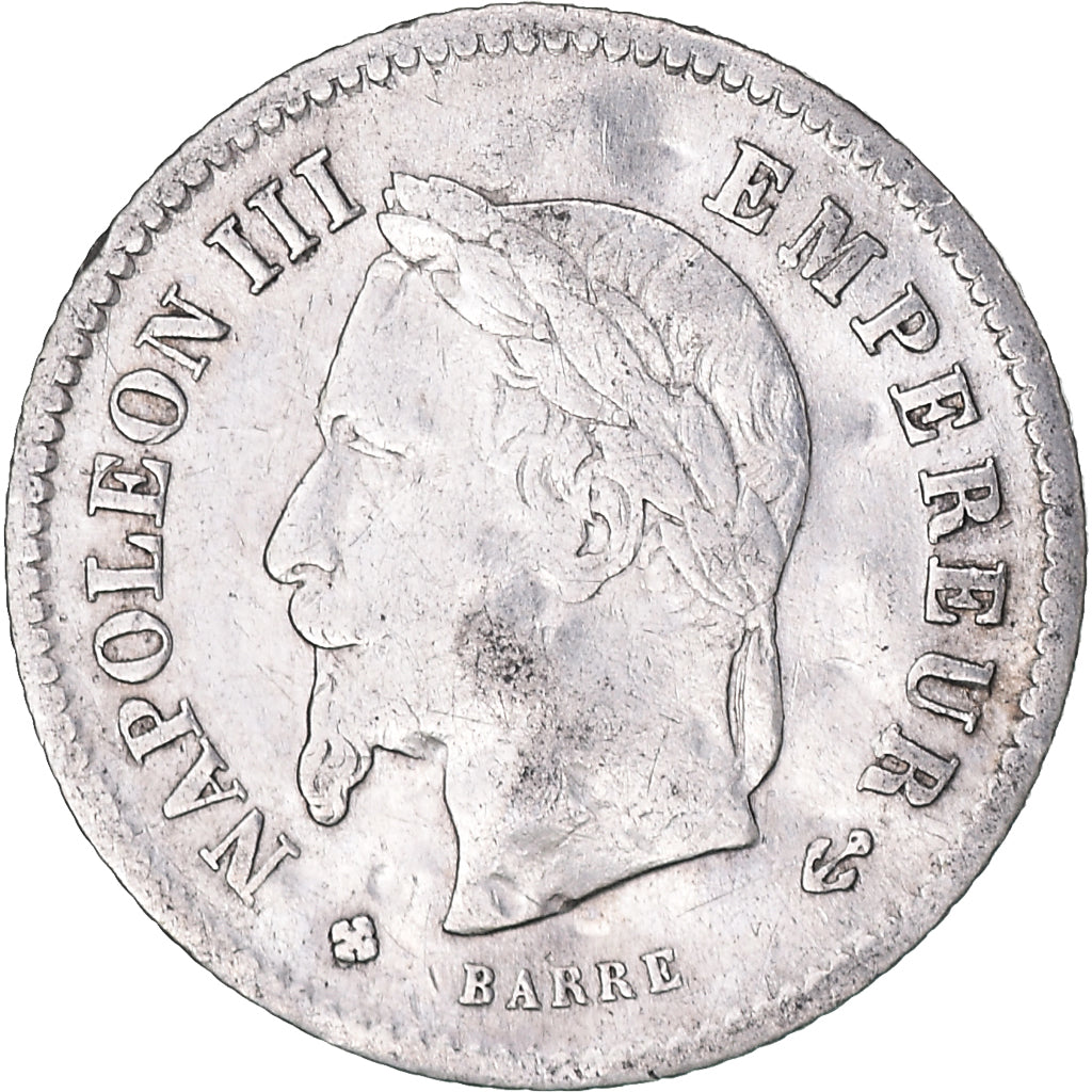 Coin, France, Napoleon III, Napoléon III, 20 Centimes, 1867, Strasbourg