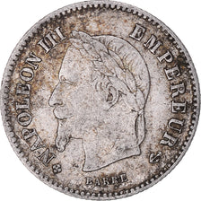 Coin, France, Napoleon III, Napoléon III, 20 Centimes, 1867, Strasbourg