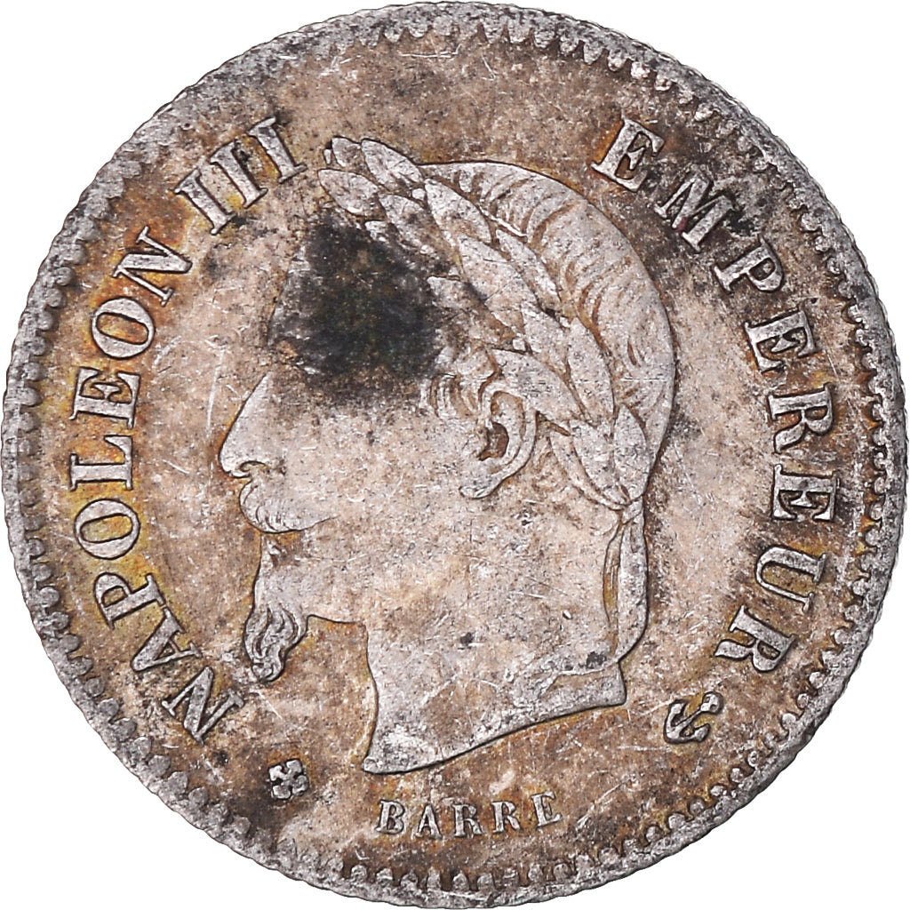 Coin, France, Napoleon III, Napoléon III, 20 Centimes, 1867, Strasbourg