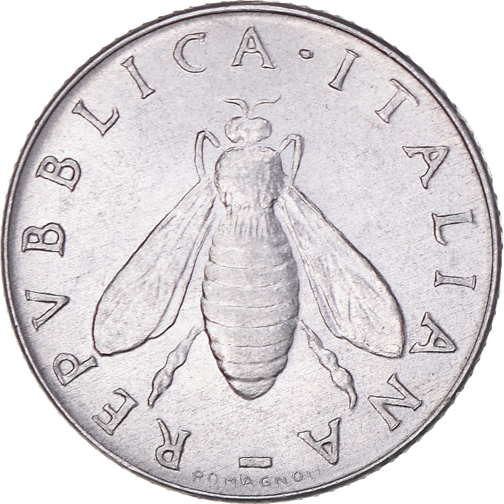 Coin, Italy, 2 Lire, 1954, Rome, EF(40-45), Aluminium, KM:94