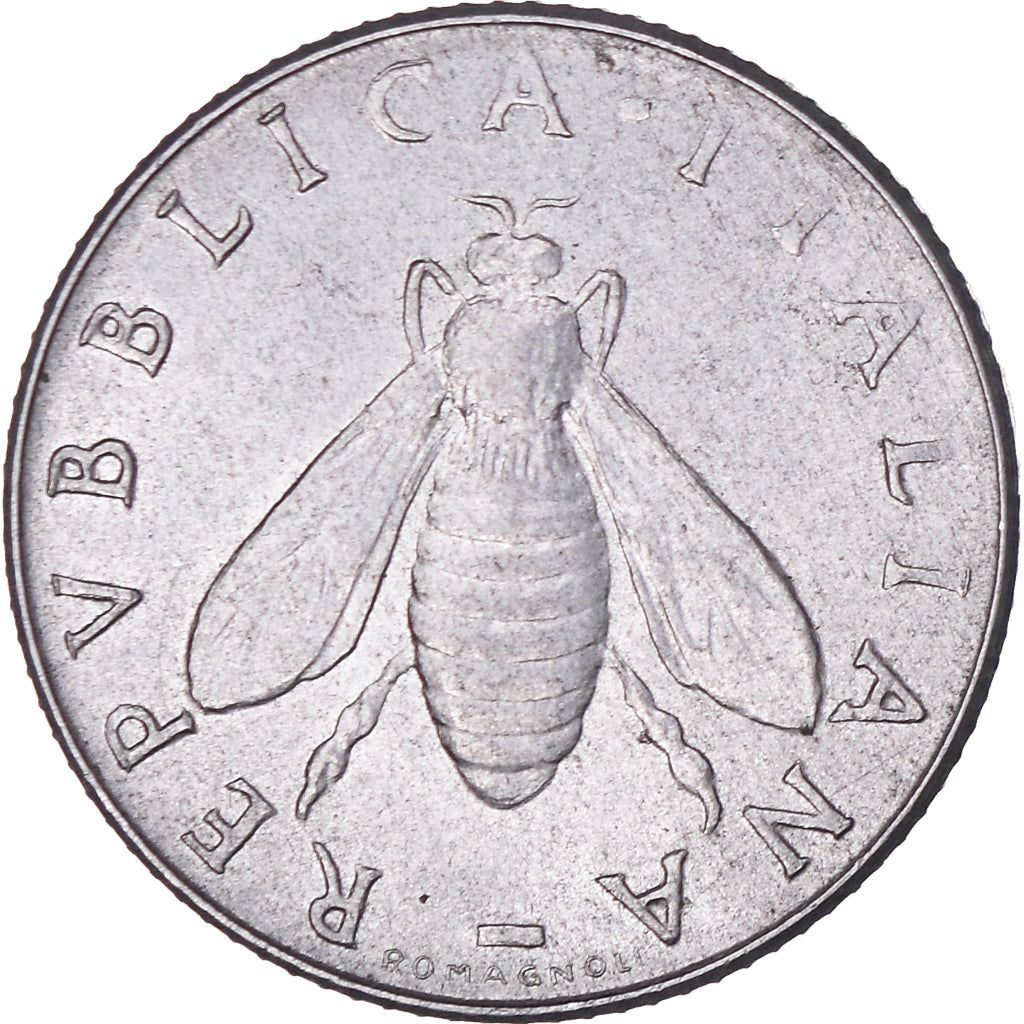 Coin, Italy, 2 Lire, 1956, Rome, EF(40-45), Aluminum, KM:94