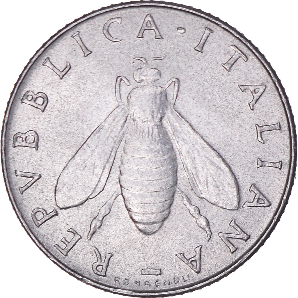 Coin, Italy, 2 Lire, 1959, Rome, EF(40-45), Aluminum, KM:94
