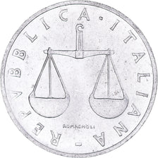 Coin, Italy, Lira, 1955, Rome, EF(40-45), Aluminum, KM:91