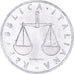 Coin, Italy, Lira, 1955, Rome, EF(40-45), Aluminum, KM:91