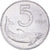 Moneda, Italia, 5 Lire, 1967, Rome, MBC+, Aluminio, KM:92