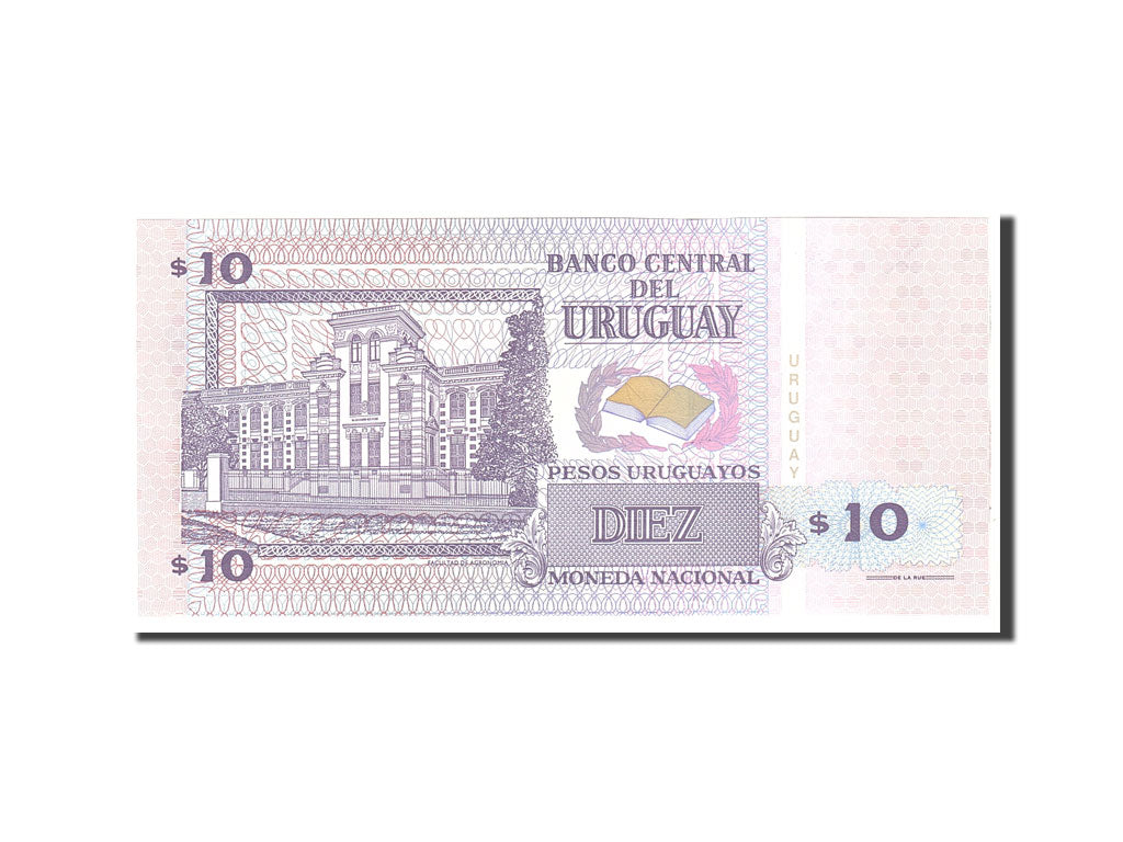 Banknote, Uruguay, 10 Pesos Uruguayos, 1998, Undated, KM:81a, UNC(65-70)