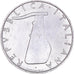 Moeda, Itália, 5 Lire, 1974, Rome, MS(64), Alumínio, KM:92