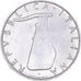 Münze, Italien, 5 Lire, 1974, Rome, UNZ+, Aluminium, KM:92