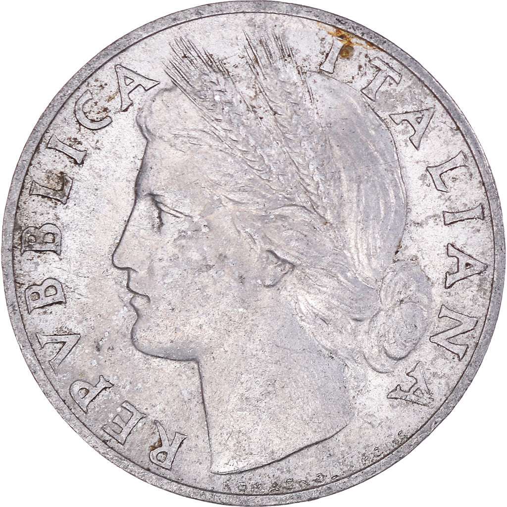 Munten, Italië, Lira, 1948, Rome, FR, Aluminium, KM:87