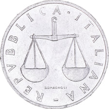 Coin, Italy, Lira, 1955, Rome, AU(50-53), Aluminum, KM:91
